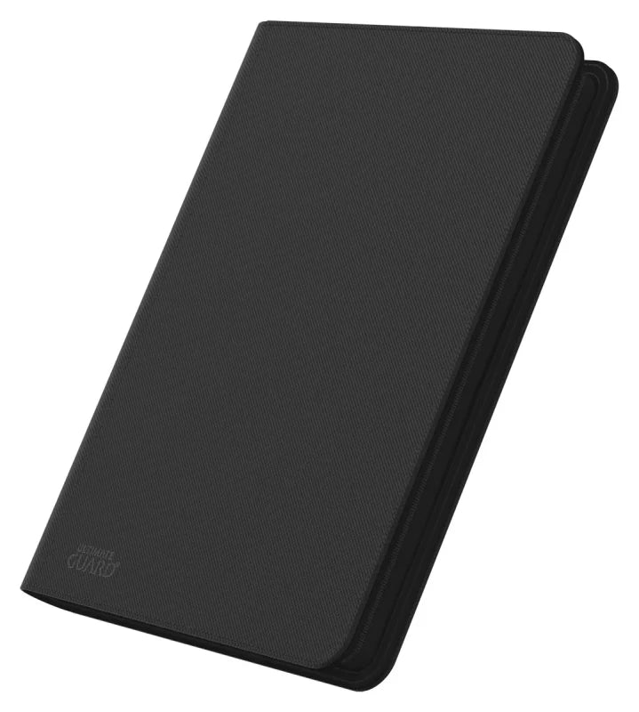 Ultimate Guard Zipfolio 320 16-Pocket Xenoskin card storage wallet with reinforced edges and clear card pockets.