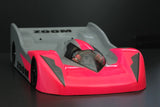 RC body for Phat Bodies Zoom Speedrun 225mm wheelbase, featuring a sleek, aerodynamic design for high-performance remote control cars.