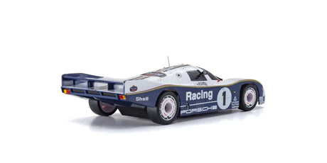 Kyosho Mini-Z MR-04 RWD RC car featuring a Porsche 962 C Coupe LH No.1 model with detailed body and racing design.