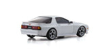 Kyosho Mini-Z ASC Mazda Savanna RX-7 FC3S RC car part in white, detailed close-up of the Kyosho Mini-Z model.