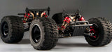 LC Racing EMB-MT 1/14 scale 4WD RC monster truck with large tires and detailed body, ready for off-road racing.