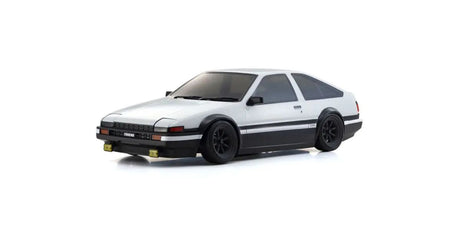 Kyosho 2WD Fazer D2 Toyota Sprinter Trueno AE86 drift car with detailed body and racing wheels, ready for RC drifting.
