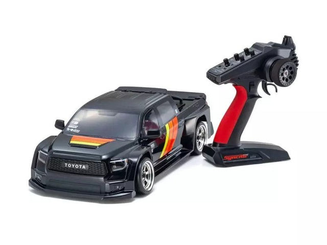Kyosho 1/10 Fazer D2 TRD Tundra RTR 2WD brushed drift car with detailed body and tires on a smooth surface.