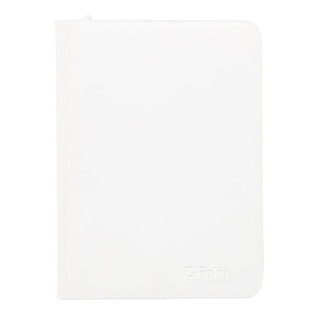BCW Z-Folio 9-pocket album for storing and displaying collectible cards, with clear plastic pages and black cover.