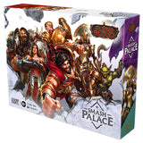 Collectible Flesh and Blood Smash Palace trading card box set by Legends Story Studios, featuring colorful card artwork.