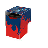 Ultra Pro Pokémon Mega Charizard X card protectors featuring vibrant orange and black designs for Pokémon trading cards.