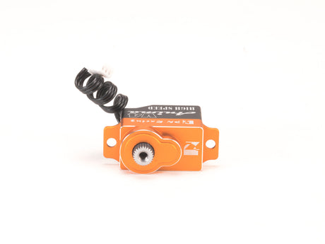 PN Racing V4 Anima High Speed Titanium Gear digital micro servo for RC car, showcasing compact design and high-performance components.