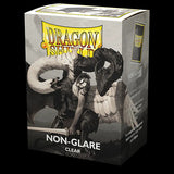 Dragon Shield non-glare matte clear standard card sleeves for protecting collectible cards with a smooth, matte finish.