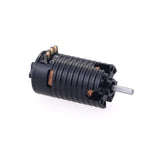 Surpass Hobby Rocket-RC Mini 1410 2500KV brushless motor for RC cars, shown with cooling fins and wiring connections.