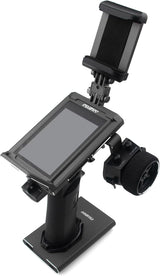 Flysky Noble NB4 Pro+ RC transmitter with FGr4B and FGr8B receivers, featuring multiple control sticks and display screen.