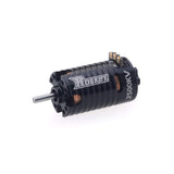 Surpass Hobby Rocket-RC Mini 1410 2500KV brushless motor for RC cars, shown in a close-up image highlighting its compact design