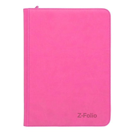 BCW Z-Folio 9-pocket album for storing and displaying collectible cards, with clear plastic pages and sturdy cover.