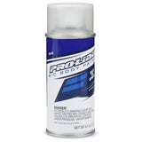 Proline 4.5oz spray paint can with black nozzle, ideal for craft and DIY projects, featuring a sleek silver finish.