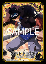 Bandai One Piece TCG official card sleeve, Store Edition Vol.2, featuring vibrant artwork and protective design for trading card game.