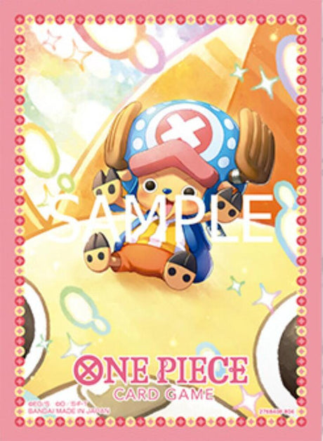 Bandai One Piece TCG official card sleeve, Store Edition Vol.2 featuring vibrant One Piece character artwork on protective gaming sleeves.