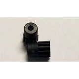 Pair of GL Racing 64P Longlife 12T pinion gears for RC cars, durable metal construction, shown side by side on a neutral background.