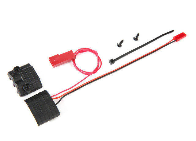 Traxxas Power Tap Connector with Voltage Sensor Plug for RC cars, showing the connector and sensor components.