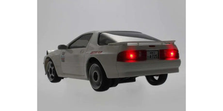 Kyosho First Mini-Z Initial D Mazda RX-7 FC3S Ryosuke Takahashi RC car parts with detailed exterior and branding.
