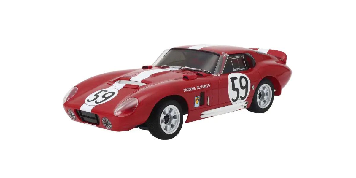 Kyosho First Mini-Z Shelby Cobra Daytona RC car part with detailed exterior and branding, designed for mini remote control cars.