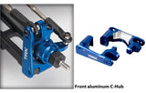 Traxxas Slash 4X4 VXL Ultimate RC truck with aluminum C-hubs and suspension components visible in the image.