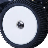 LC Racing LCSK55 M3 flanged serrated nuts, set of 20, used for securing model car parts, with a serrated flange for grip.