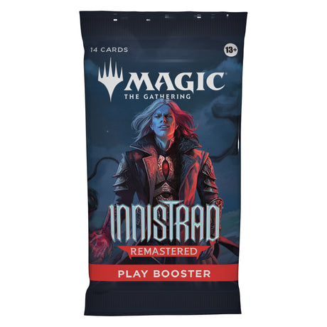Six Magic: The Gathering Innistrad Remastered Booster Pack cards from Wizards of the Coast, featuring fantasy-themed artwork.