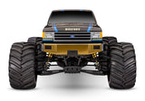 Traxxas X-Monster BIGFOOT 50th edition radio-controlled monster truck front view with detailed body design.
