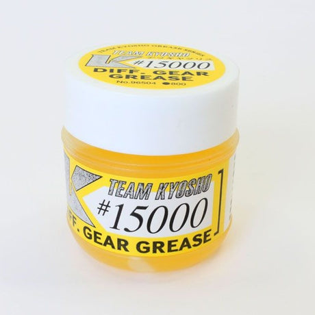 Kyosho RC car parts Diff Gear Grease #15000, close-up view of the grease container for RC vehicle gear maintenance.