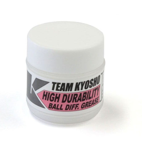 Kyosho RC car parts high durability ball diff grease in 10g container, used for lubricating RC car differential components.