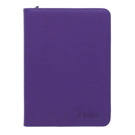 BCW Z-Folio 9-pocket album for collectible cards, featuring clear pages and sturdy cover for safe storage and display.