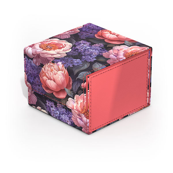 Ultimate Guard Sidewinder 133+ Floral Places III card supplies storage case with floral design for collectible cards.