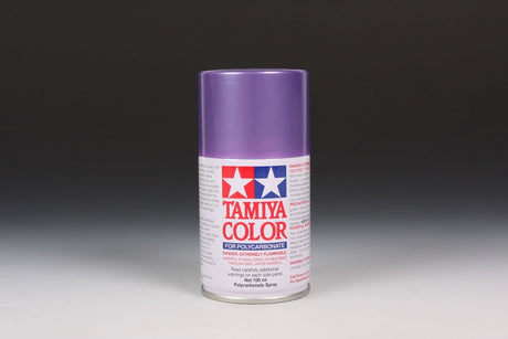 Tamiya PS‑51 Purple Aluminum Spray Paint 100ml bottle, metallic purple finish for model and hobby projects.