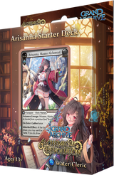 Weebs of the Shore Grand Archive TCG Alchemical Revolution Starter Deck featuring colorful cards and fantasy-themed artwork.