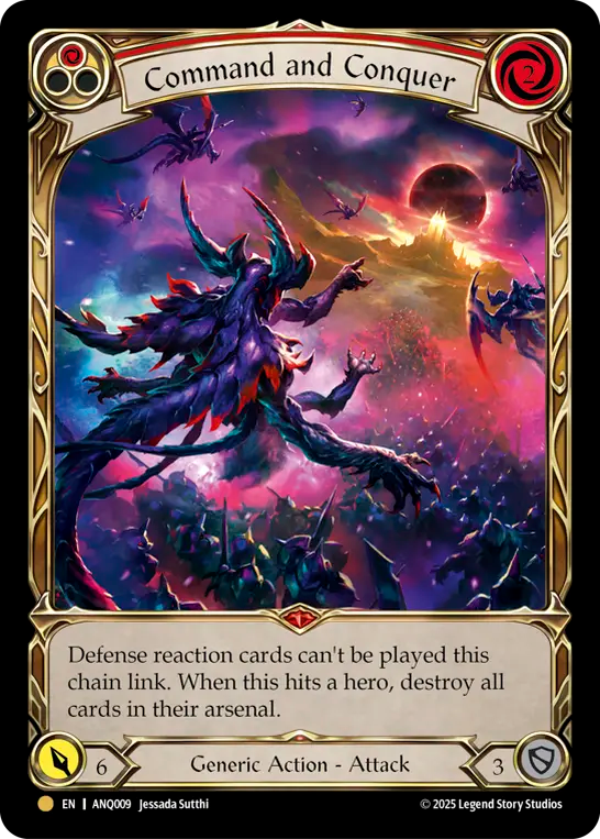 Flesh and Blood: Command and Conquer (Extended Art Rainbow Foil)