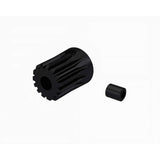 ARRMA 0.5 MOD Pinion Gear with 3.2mm bore, metal gear for RC cars, shown in close-up with gear teeth visible.