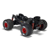 ARRMA 1/16 Gorgon Grom 4x4 RTR brushed monster truck with rugged tires and detailed body, ready for off-road adventures