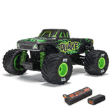 ARRMA 1/16 Quake Grom 4x4 RTR brushed monster truck with rugged design and off-road tires.