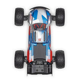 ARRMA 1/16 Mini Kraton 3S RC car with charger and battery, featuring rugged off-road tires and detailed green and black body.