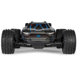 ARRMA 1/10 Vorteks 223S DSC 2WD RTR brushless stadium truck on track with detailed body and off-road tires.