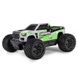 ARRMA 1/10 scale Granite 4x4 RTR brushed monster truck with rugged tires and detailed body, ready for off-road racing.