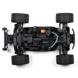 ARRMA 1/10 VORTEKS 223S DSC 4x4 RTR brushless stadium truck on rugged terrain, showcasing detailed exterior and off-road tires.