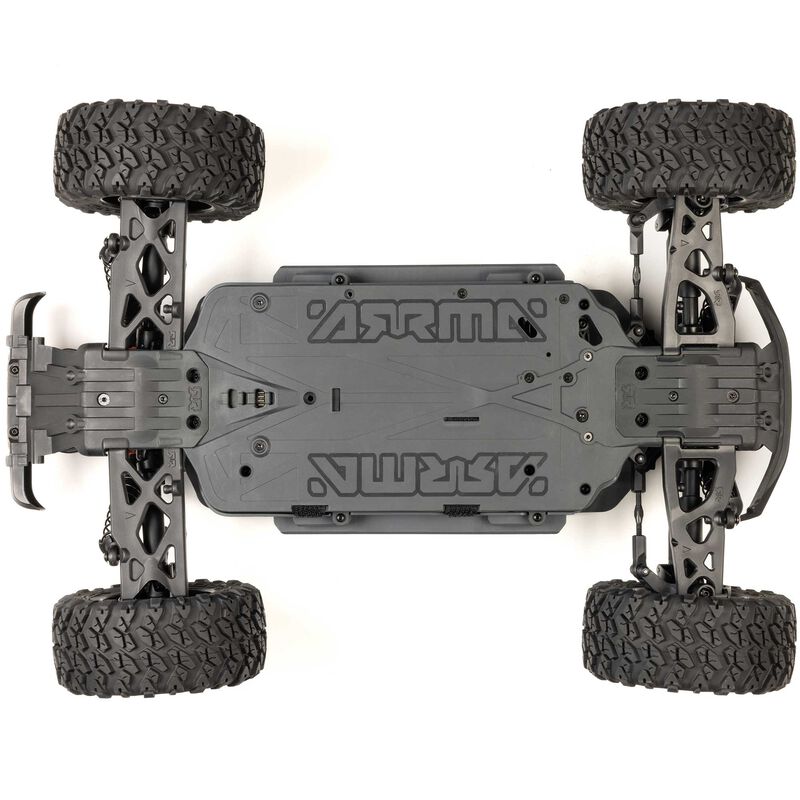 ARRMA 1/10 scale BIG ROCK 223S DSC 4x4 RTR brushless monster truck with rugged tires and detailed body design.