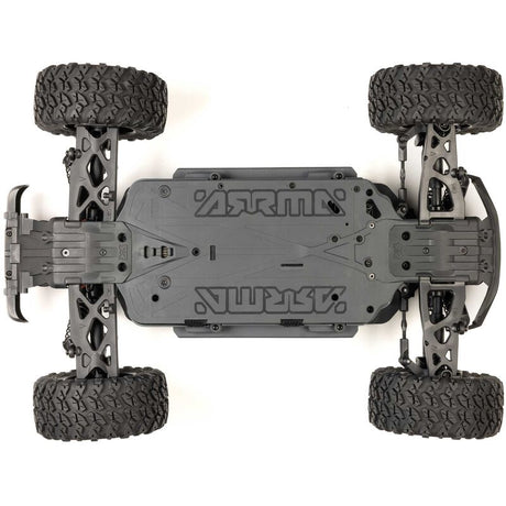 ARRMA 1/10 scale BIG ROCK 223S DSC 4x4 RTR brushless monster truck with rugged tires and detailed body design.