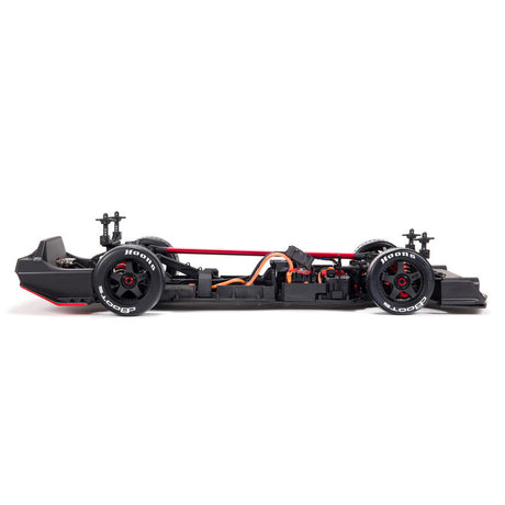ARRMA 1/7 FELONY 6S AVC 4x4 RTR brushless all-road street bash RC car on pavement with detailed body and large tires.