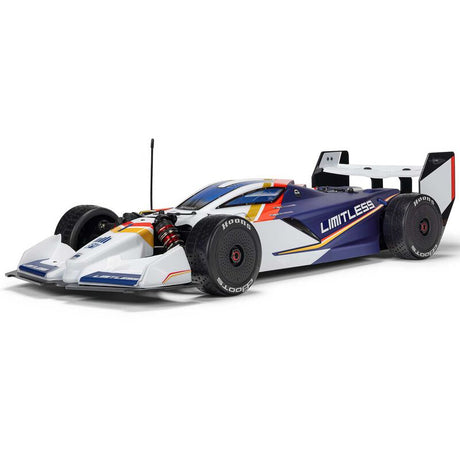 ARRMA 1/7 Limitless 8S AVC 4x4 RTR brushless street speed RC car on a race track