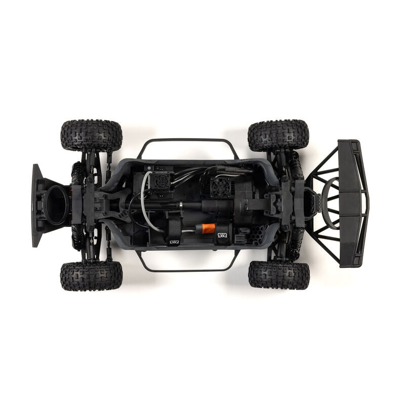ARRMA 1/10 Senton 4X4 223S BLX RTR short course truck with blue body and large off-road tires, ready for RC racing.