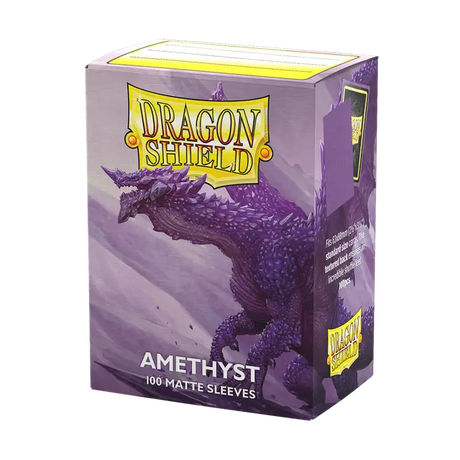 Matte Ruby Dragon Shield standard card sleeves for trading cards, featuring vibrant red design and durable protective material.