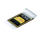 Clear Dragon Shield card sleeves with sealable perfect fit design for protecting trading cards, shown lying flat on a white surface.