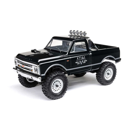 Axial 1/24 scale SCX24 1967 Chevrolet C10 4WD truck RTR model with detailed exterior and rugged off-road design.