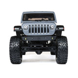 Axial 1/24 scale SCX24 2019 Jeep Wrangler JLU CRC 4X4 brushed rock crawler on rugged terrain